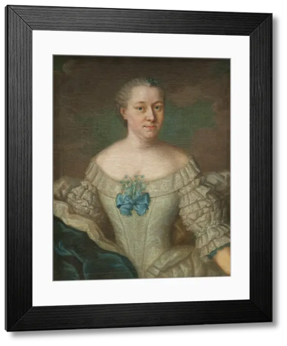 Framed Print : Hedvig Charlotta Nordenflycht, 1718-1763, mid-late 18th century. Creator: Johan Stålbom Framed Print : Hedvig Charlotta Nordenflycht, 1718-1763, mid-late 18th century. Creator: Johan Stålbom