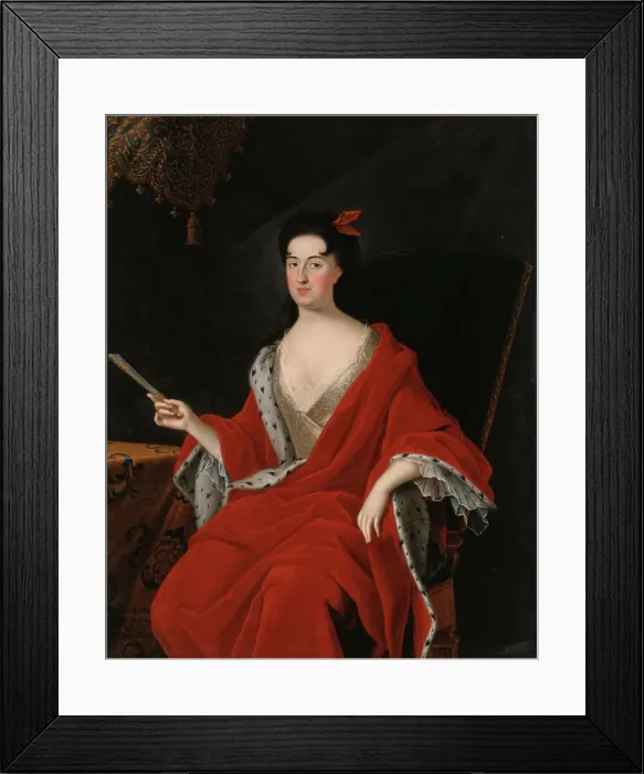 Framed Print : Katarina Opalinski, 1680-1749, early 18th century. Creator: Jaen Starbus Framed Print : Katarina Opalinski, 1680-1749, early 18th century. Creator: Jaen Starbus