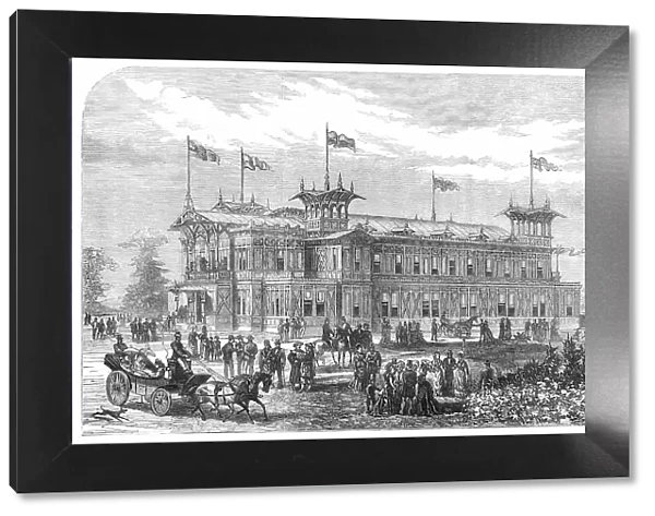 The American Centennial Festival Exhibition at Philadelphia, the Judges Hall, 1876. Creator: Unknown