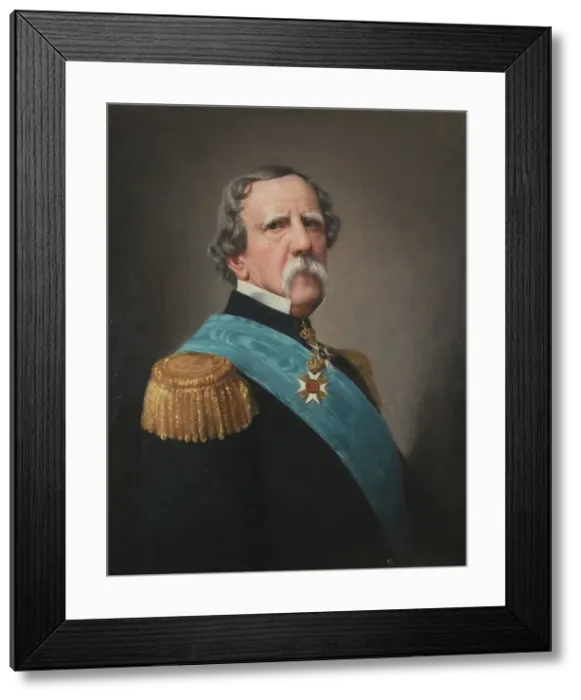 Framed Print : Ludvig Manderström, 1806-1873, 1870. Creator: Johan Vilhelm Gertner Framed Print : Ludvig Manderström, 1806-1873, 1870. Creator: Johan Vilhelm Gertner