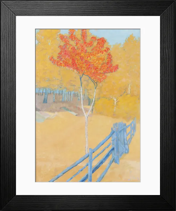 Framed Print : Autumn landscape, 1906. Creator: John Sten Framed Print : Autumn landscape, 1906. Creator: John Sten