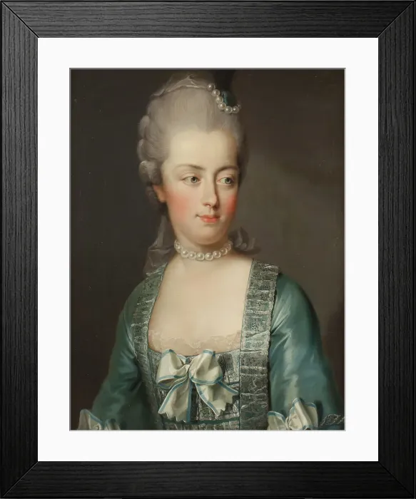 Framed Print : Marie Antoinette, 1755-1793, Archduchess of Austria, Queen of France, between c.1773 and c.1774. Creator: Joseph Hickel Framed Print : Marie Antoinette, 1755-1793, Archduchess of Austria, Queen of France, between c.1773 and c.1774. Creator: Joseph Hickel