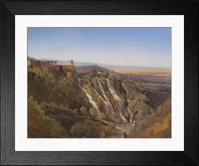 Framed Print : Landscape Near Tivoli. Study, 1844. Creator: Joseph Magnus Stäck Framed Print : Landscape Near Tivoli. Study, 1844. Creator: Joseph Magnus Stäck