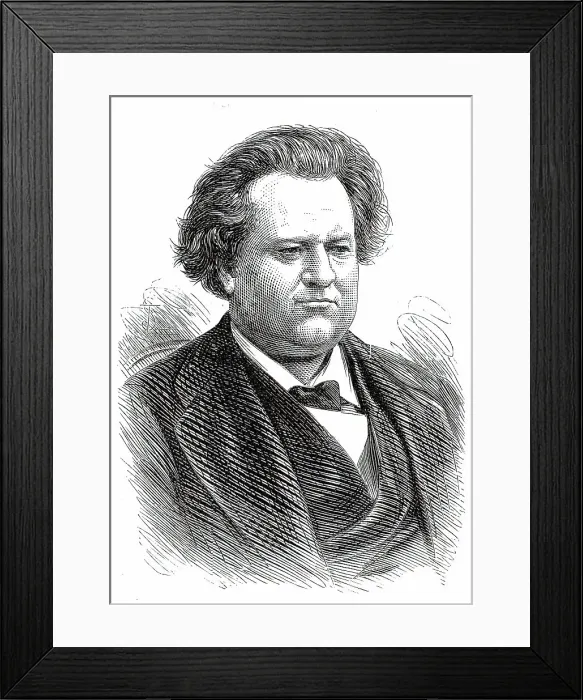 Framed Print : The late M. Ricard, French Minister of the Interior, 1876. Creator: Unknown