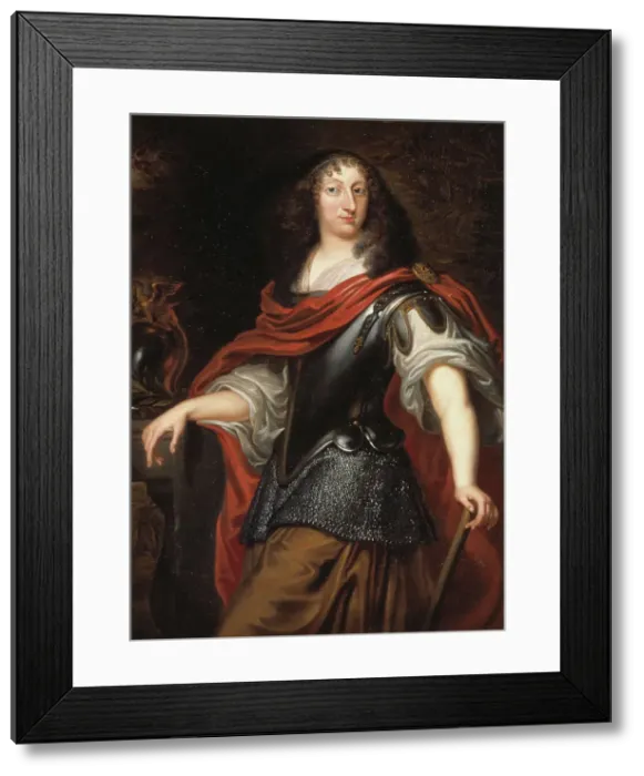 Framed Print : Kristina as Minerva. Creator: Justus van Egmont Framed Print : Kristina as Minerva. Creator: Justus van Egmont
