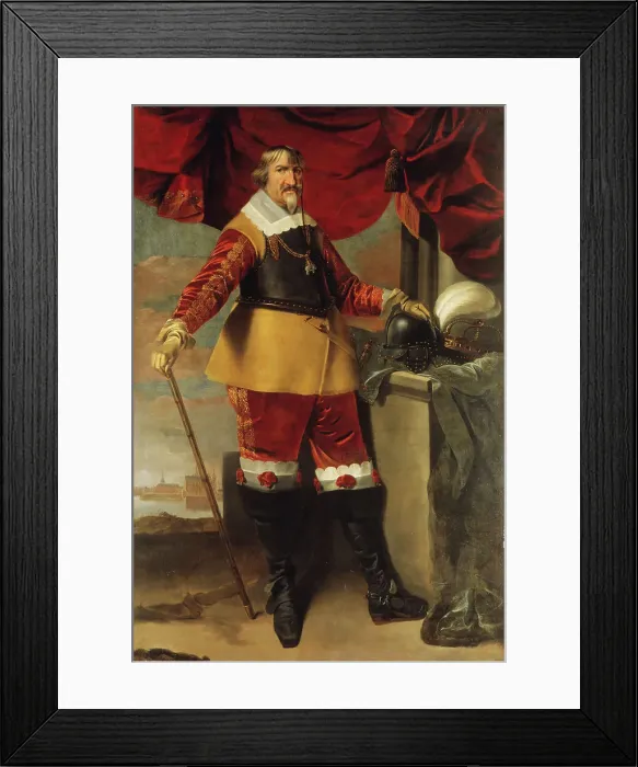 Framed Print : King Christian IV of Denmark, 1577-1648, between c.1643 and c.1643. Creator: Karel van Mander III