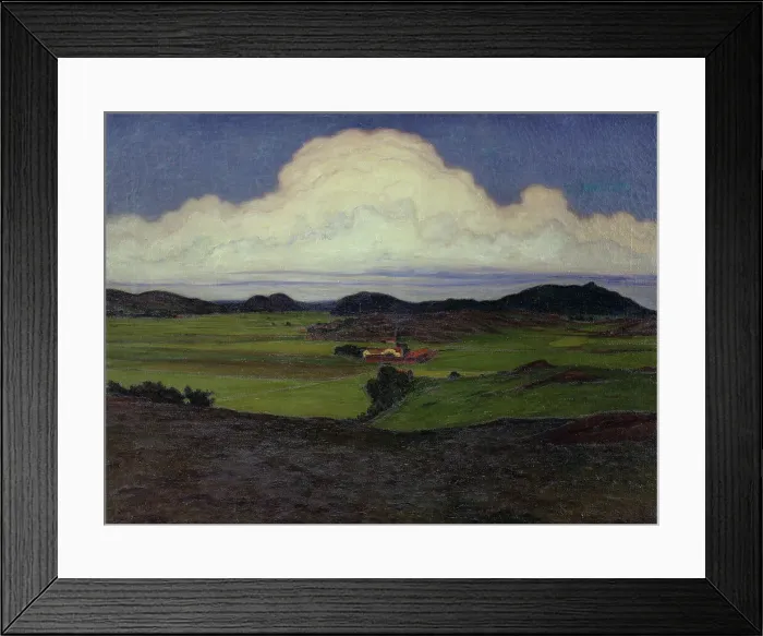 Framed Print : Hoga Valley, Tjörn, 1897. Creator: Karl Nordström Framed Print : Hoga Valley, Tjörn, 1897. Creator: Karl Nordström