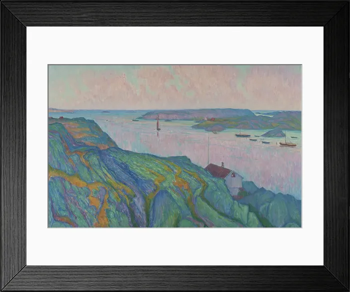 Framed Print : Kyrkesund, 1911. Creator: Karl Nordström Framed Print : Kyrkesund, 1911. Creator: Karl Nordström