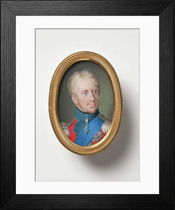 Framed Print : King Frederik VI of Denmark, c1840. Creator: Liepmann Fraenckel Framed Print : King Frederik VI of Denmark, c1840. Creator: Liepmann Fraenckel