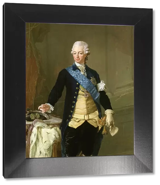 King Gustav III of Sweden, 1777. Creator: Lorens Pasch the Younger