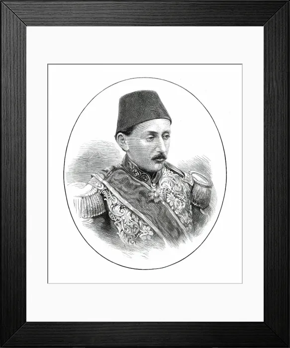 Framed Print : Murad V. the New Sultan of Turkey, 1876. Creator: Unknown Framed Print : Murad V. the New Sultan of Turkey, 1876. Creator: Unknown