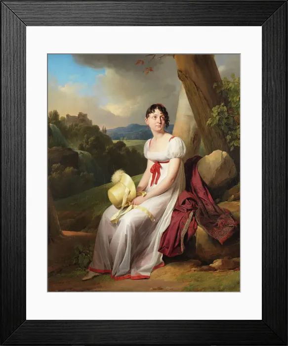 Framed Print : Madame Saint-Ange Chevrier, 1807. Creator: Louis Leopold Boilly Framed Print : Madame Saint-Ange Chevrier, 1807. Creator: Louis Leopold Boilly