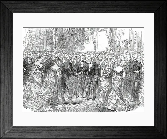 Framed Print : Opening of the American Centennial Exhibition: President Grant...1876. Creator: Unknown Framed Print : Opening of the American Centennial Exhibition: President Grant...1876. Creator: Unknown