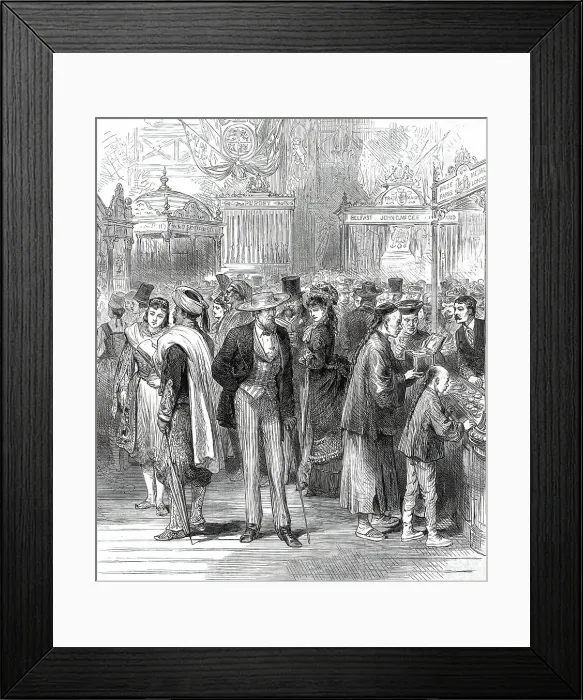 Framed Print : In the British Department of the American Centennial Exhibition...1876. Creator: Unknown Framed Print : In the British Department of the American Centennial Exhibition...1876. Creator: Unknown