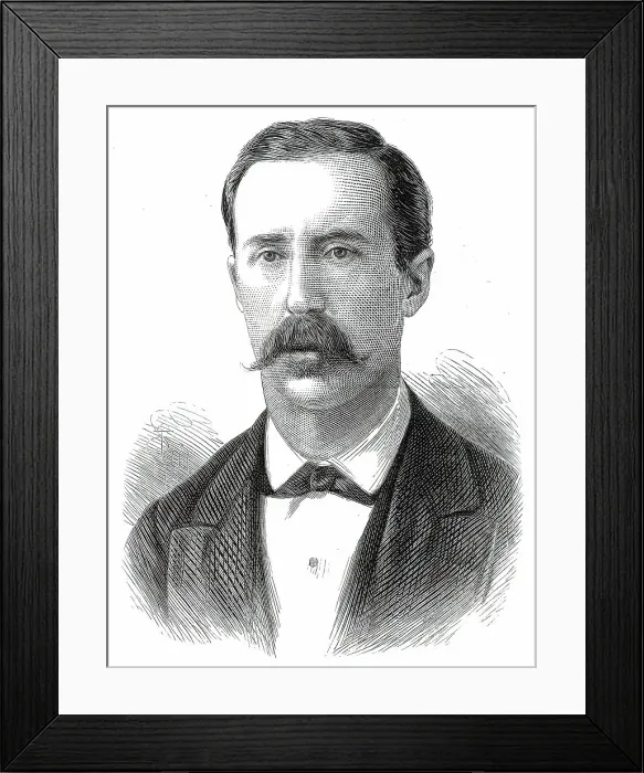 Framed Print : The late M. Jules Paul Moulin, Frnech Consul at Salonica, 1876. Creator: Unknown Framed Print : The late M. Jules Paul Moulin, Frnech Consul at Salonica, 1876. Creator: Unknown
