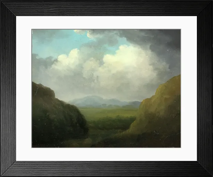 Framed Print : Landscape Sketch. Creator: Manner of Pehr Gustaf von Heideken Framed Print : Landscape Sketch. Creator: Manner of Pehr Gustaf von Heideken