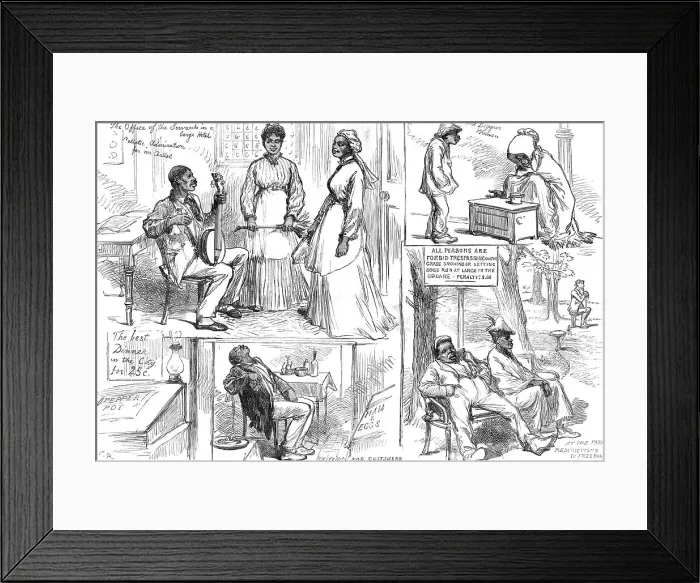 Framed Print : Sketches in Philadelphia, by our special artists, 1876. Creator: Unknown Framed Print : Sketches in Philadelphia, by our special artists, 1876. Creator: Unknown
