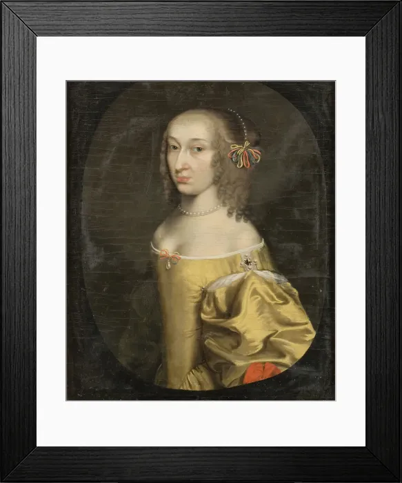 Framed Print : Hedvig Sofia, 1623-83, Princess of Brandenburg, 1649. Creator: Unknown Framed Print : Hedvig Sofia, 1623-83, Princess of Brandenburg, 1649. Creator: Unknown