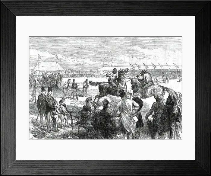 Framed Print : Military Athletic Sports at Lillie-Bridge, West Brompton, 1876. Creator: C.R Framed Print : Military Athletic Sports at Lillie-Bridge, West Brompton, 1876. Creator: C.R