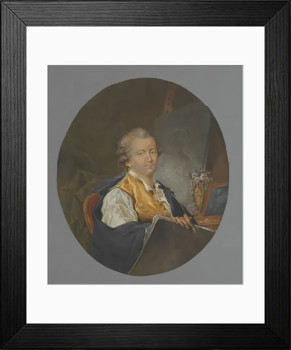 Framed Print : The miniature painter Peter Adolf Hall, late 18th-early 19th century. Creator: Martin Drölling Framed Print : The miniature painter Peter Adolf Hall, late 18th-early 19th century. Creator: Martin Drölling