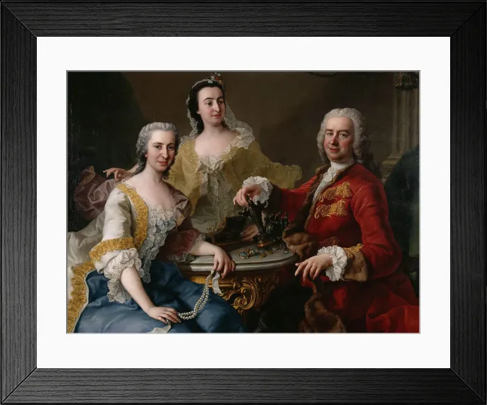 Framed Print : Joseph de France and his Family, c1740s. Creator: Martin van Meytens Framed Print : Joseph de France and his Family, c1740s. Creator: Martin van Meytens