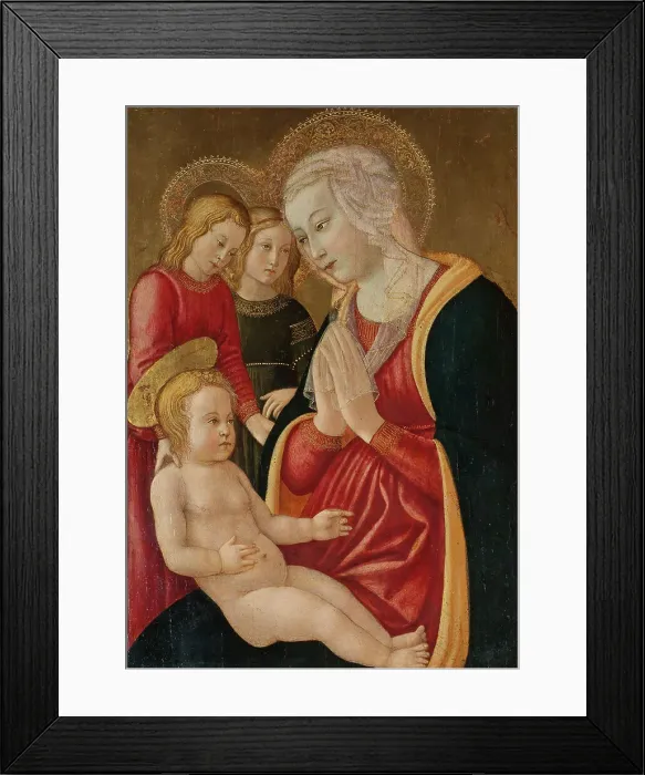 Framed Print : Madonna and Child. Creator: Master of the Castello Nativity Framed Print : Madonna and Child. Creator: Master of the Castello Nativity