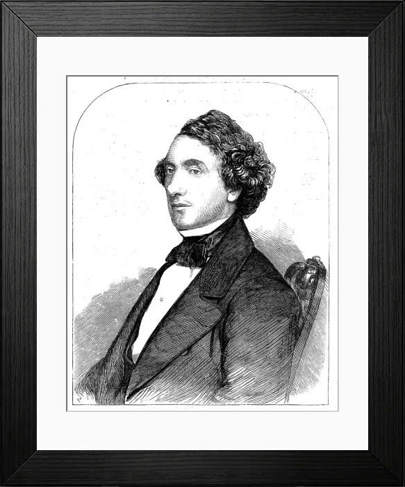 Framed Print : The Hon. John Alexander MacDonald, Premier of Canada, 1858. Creator: Unknown Framed Print : The Hon. John Alexander MacDonald, Premier of Canada, 1858. Creator: Unknown