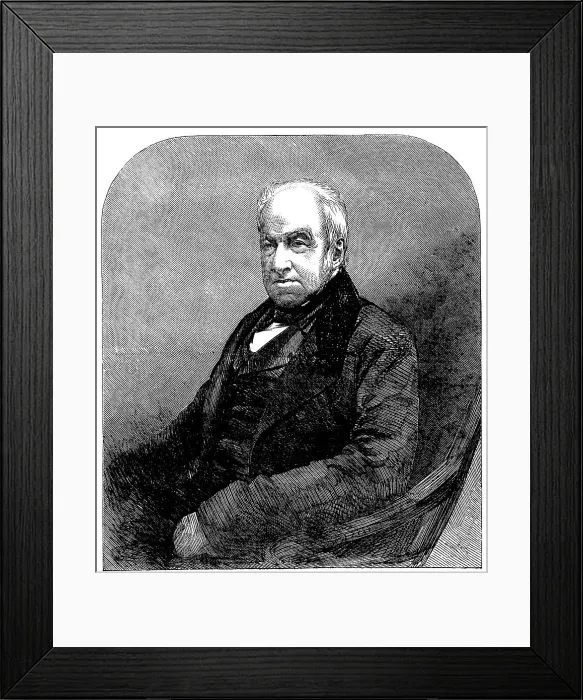 Framed Print : The Late Mr. Robert Brown, Keeper of Botany in the British Museum... 1858. Creator: Unknown Framed Print : The Late Mr. Robert Brown, Keeper of Botany in the British Museum... 1858. Creator: Unknown