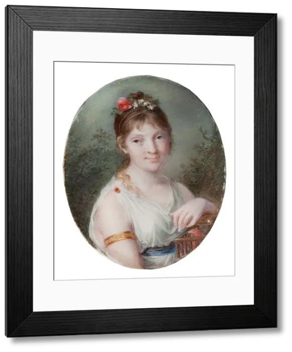 Framed Print : Roman woman, from 1845 until 1849. Creator: Egron Sellif Lundgren Framed Print : Roman woman, from 1845 until 1849. Creator: Egron Sellif Lundgren