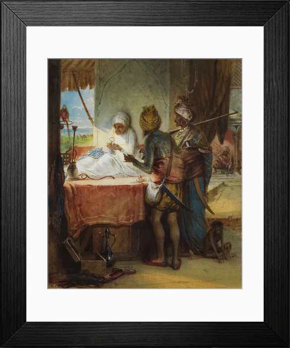 Framed Print : Sikh Soldiers Bargaining for a Diamond. Creator: Egron Sellif Lundgren Framed Print : Sikh Soldiers Bargaining for a Diamond. Creator: Egron Sellif Lundgren