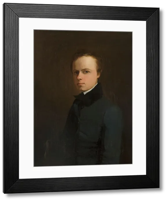 Framed Print : Self portrait, c1830s. Creator: Egron Sellif Lundgren Framed Print : Self portrait, c1830s. Creator: Egron Sellif Lundgren