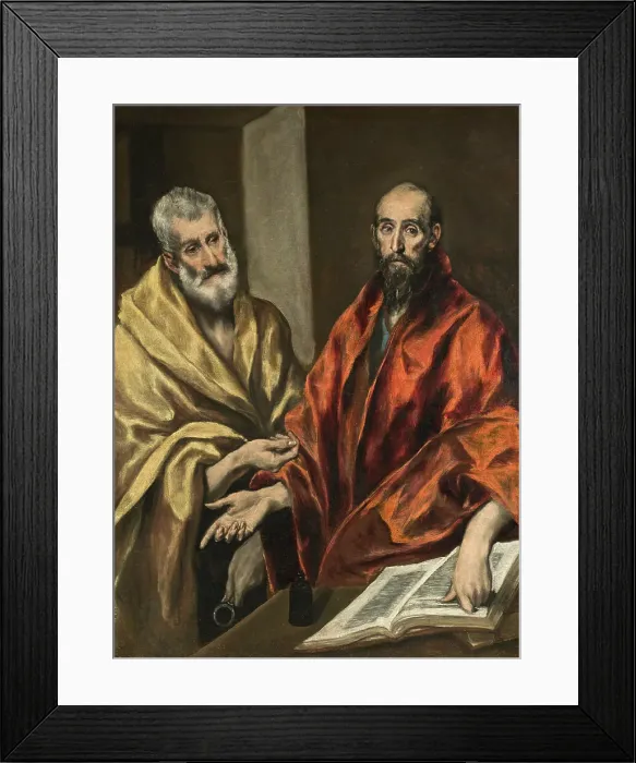 Framed Print : St Peter and St Paul. Creator: El Greco Framed Print : St Peter and St Paul. Creator: El Greco