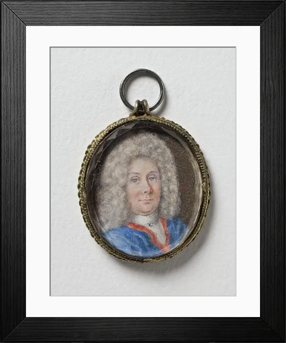 Framed Print : Unknown man, c17th century. Creator: Elias Brenner Framed Print : Unknown man, c17th century. Creator: Elias Brenner