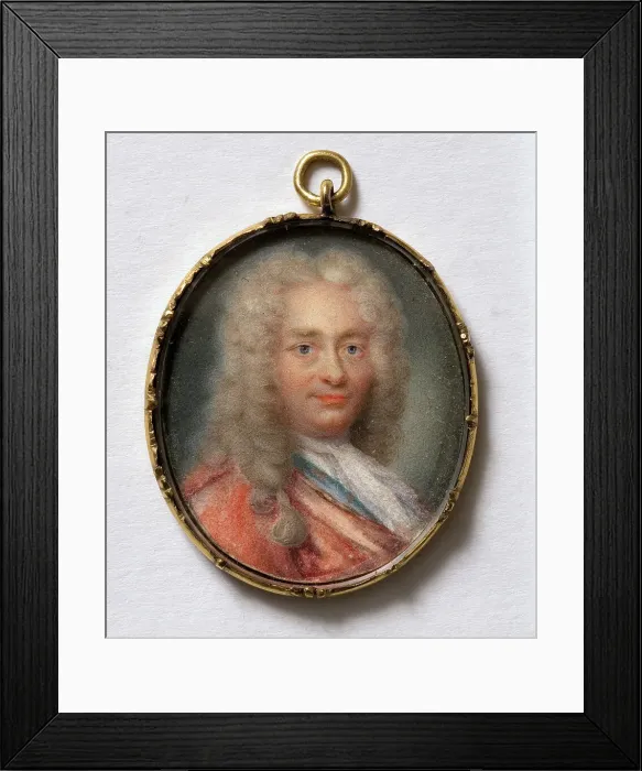 Framed Print : Unknown man, c17th century. Creator: Elias Brenner Framed Print : Unknown man, c17th century. Creator: Elias Brenner