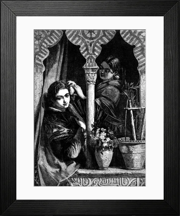 Framed Print : Daughters of the Alhambra - painted by J. Phillip - from the Royal Academy Exhibition, 1858. Creator: W Thomas. Daughters of the Alhambra - painted by J. Phillip - from the Royal Academy Exhibition, 1858. Creator: W Thomas Framed Print : Daughters of the Alhambra - painted by J. Phillip - from the Royal Academy Exhibition, 1858. Creator: W Thomas. Daughters of the Alhambra - painted by J. Phillip - from the Royal Academy Exhibition, 1858. Creator: W Thomas