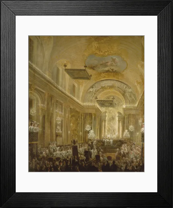 Framed Print : The Baptism of the Duke of Småland. Till Grh 1965, nr 3060, 1782. Creator: Elias Martin Framed Print : The Baptism of the Duke of Småland. Till Grh 1965, nr 3060, 1782. Creator: Elias Martin