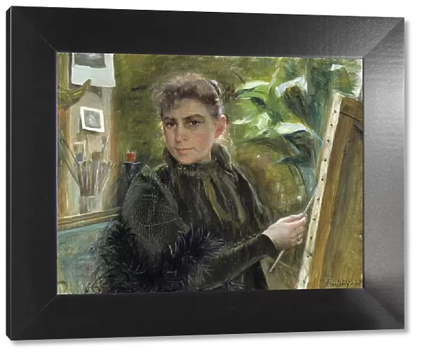 Self-Portrait, 1880. Creator: Elisabeth Keyser