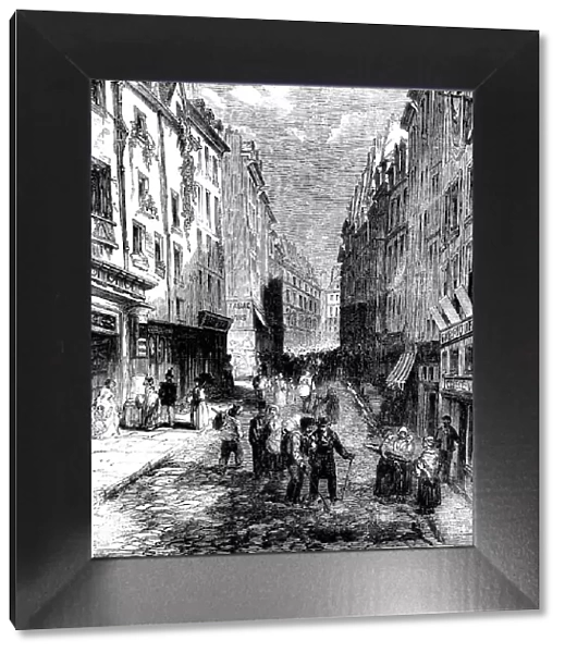 Paris Demolitions - the Rue de la Montagne Sainte Genevieve, 1858. Creator: Unknown