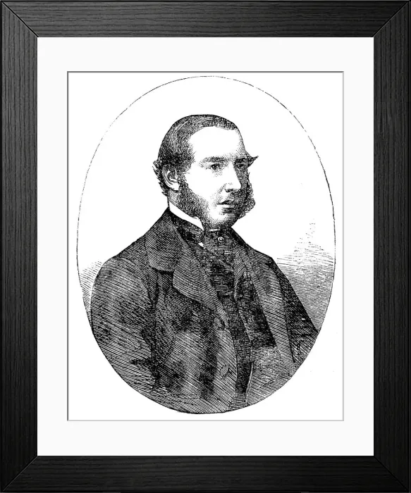 Framed Print : Mr. Philip Wykeham Martin, M.P. for Rochester, from a photograph by Mayall, 1858. Creator: Unknown Framed Print : Mr. Philip Wykeham Martin, M.P. for Rochester, from a photograph by Mayall, 1858. Creator: Unknown