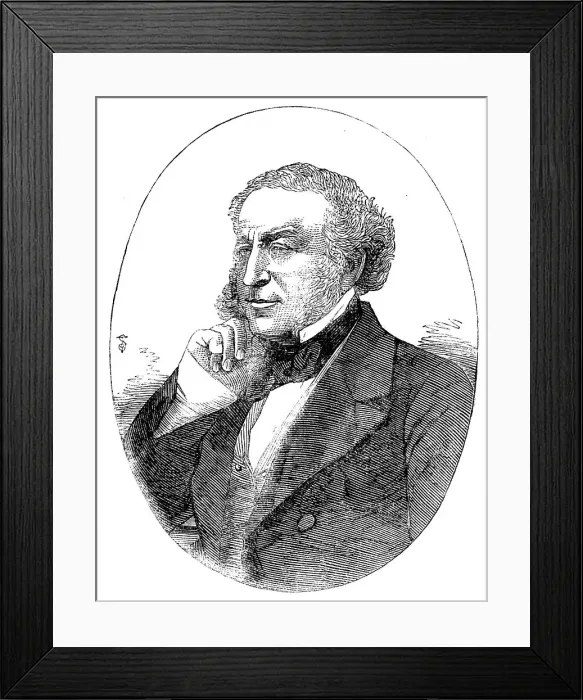 Framed Print : Mr. Richard Davey, M.P. for Cornwall (West), from a photograph by Mayall, 1858. Creator: Unknown Framed Print : Mr. Richard Davey, M.P. for Cornwall (West), from a photograph by Mayall, 1858. Creator: Unknown