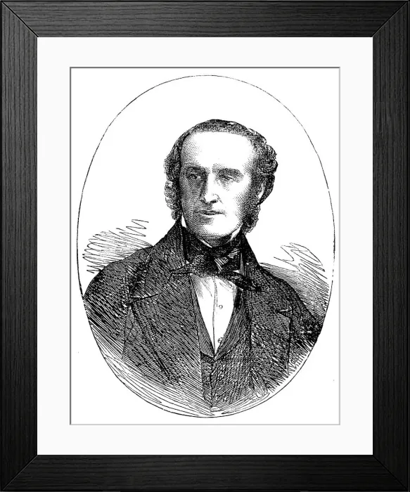 Framed Print : Mr. Arthur Mills, M.P. for Taunton, 1858. Creator: Unknown Framed Print : Mr. Arthur Mills, M.P. for Taunton, 1858. Creator: Unknown