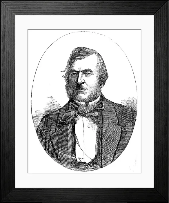 Framed Print : Mr. John Thomas Norris, M.P. for Abingdon, from a photograph by John Watkins, 1858. Creator: Unknown Framed Print : Mr. John Thomas Norris, M.P. for Abingdon, from a photograph by John Watkins, 1858. Creator: Unknown