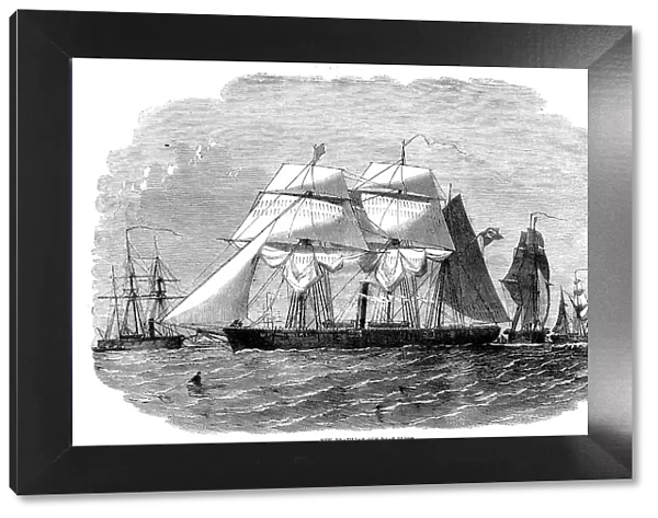 New Brazilian Gun-Boat Fleet, 1858. Creator: Unknown