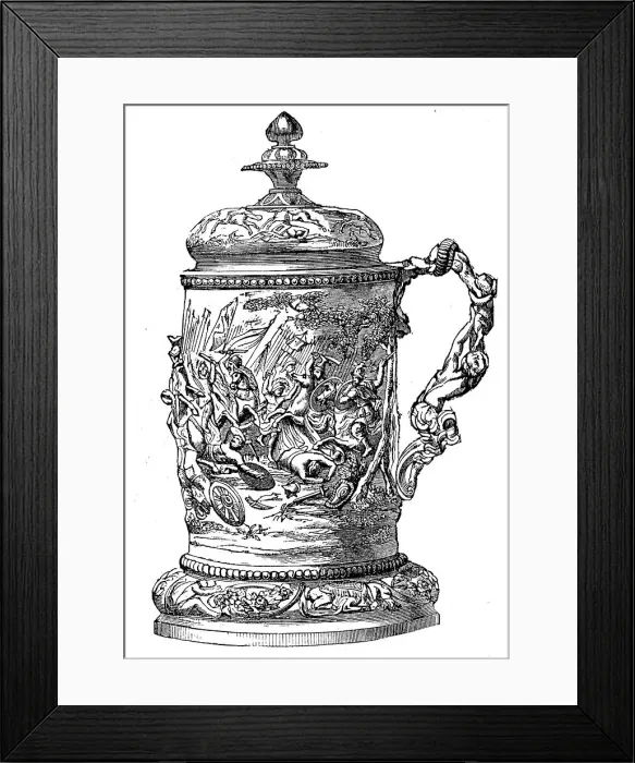 Framed Print : Goodwood Races - Goodwood Prize Cup - Battle between Alexander and Darius, 1858. Creator: Unknown Framed Print : Goodwood Races - Goodwood Prize Cup - Battle between Alexander and Darius, 1858. Creator: Unknown