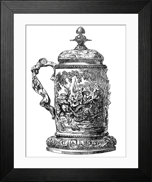 Framed Print : Goodwood Races - Goodwood Prize Cup - Battle between Hannibal and Scipio, 1858. Creator: Unknown Framed Print : Goodwood Races - Goodwood Prize Cup - Battle between Hannibal and Scipio, 1858. Creator: Unknown