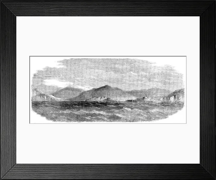 Framed Print : Laying the Atlantic Telegraph Cable - Valentia, 1858. Creator: Unknown Framed Print : Laying the Atlantic Telegraph Cable - Valentia, 1858. Creator: Unknown