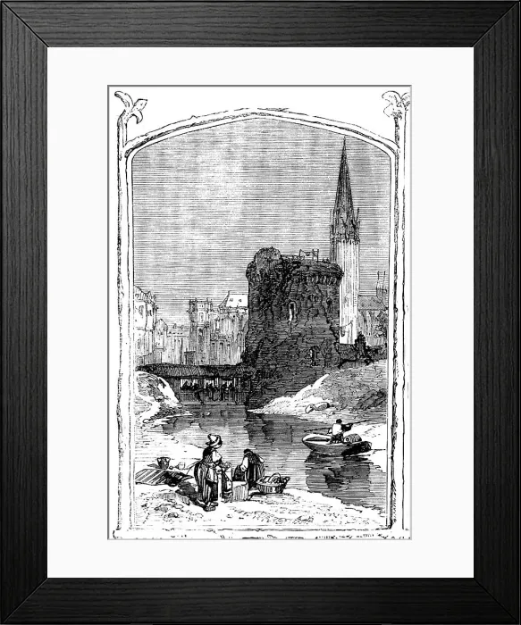 Framed Print : Caen, 1858. Creator: Unknown Framed Print : Caen, 1858. Creator: Unknown