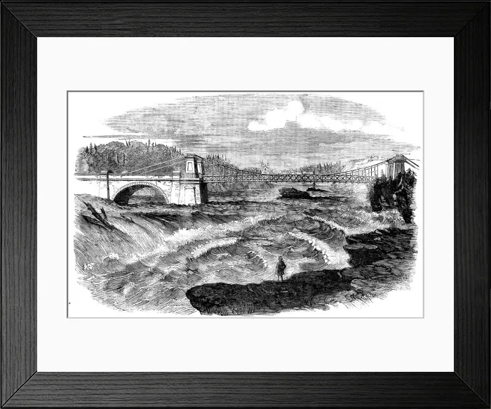 Framed Print : Ottawa, the Proposed Capital of Canada, 1858. Creator: Unknown Framed Print : Ottawa, the Proposed Capital of Canada, 1858. Creator: Unknown