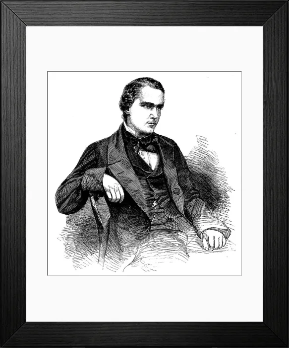 Framed Print : Mr. Charles T. Bright, Chief Engineer of the Atlantic Telegraph Company, 1858. Creator: Unknown Framed Print : Mr. Charles T. Bright, Chief Engineer of the Atlantic Telegraph Company, 1858. Creator: Unknown
