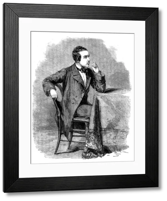 Framed Print : Mr. Morphy, the Celebrated Chessplayer, 1858. Creator: Unknown Framed Print : Mr. Morphy, the Celebrated Chessplayer, 1858. Creator: Unknown
